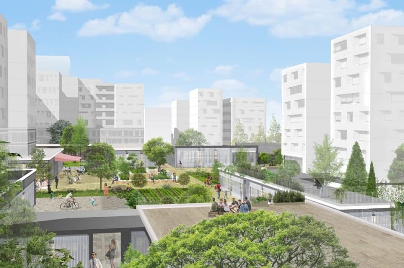 שכונת הצעירים בכפר סבא // אדריכלות: משרד קורין אדריכלים // תכנון נופי: משרד אהרונסון
