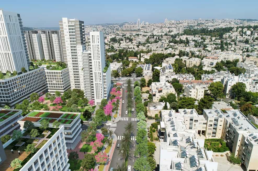 מתחם תלפיות בירושלים // הדמיה: משרד יעקב מולכו אדריכלים
