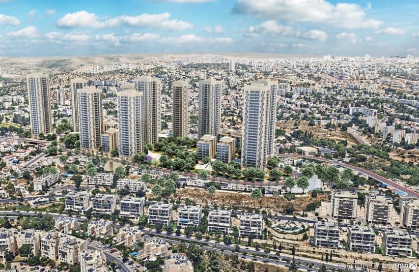 אילוסטרציה: הדמית פרויקט הנורית בשכונת קרית מנחם // אדריכל: ארי כהן |הדמיות: טוטם