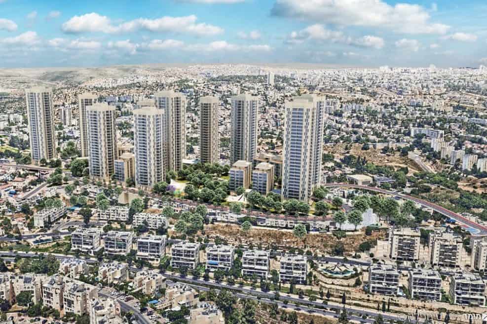 הדמית פרויקט הנורית בשכונת קרית מנחם // אדריכל: ארי כהן |הדמיות: טוטם