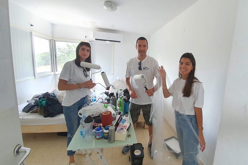 קבוצת סופרין יום התנדבות למען חיילים בודדים בעין חורש // קבוצת סופרין