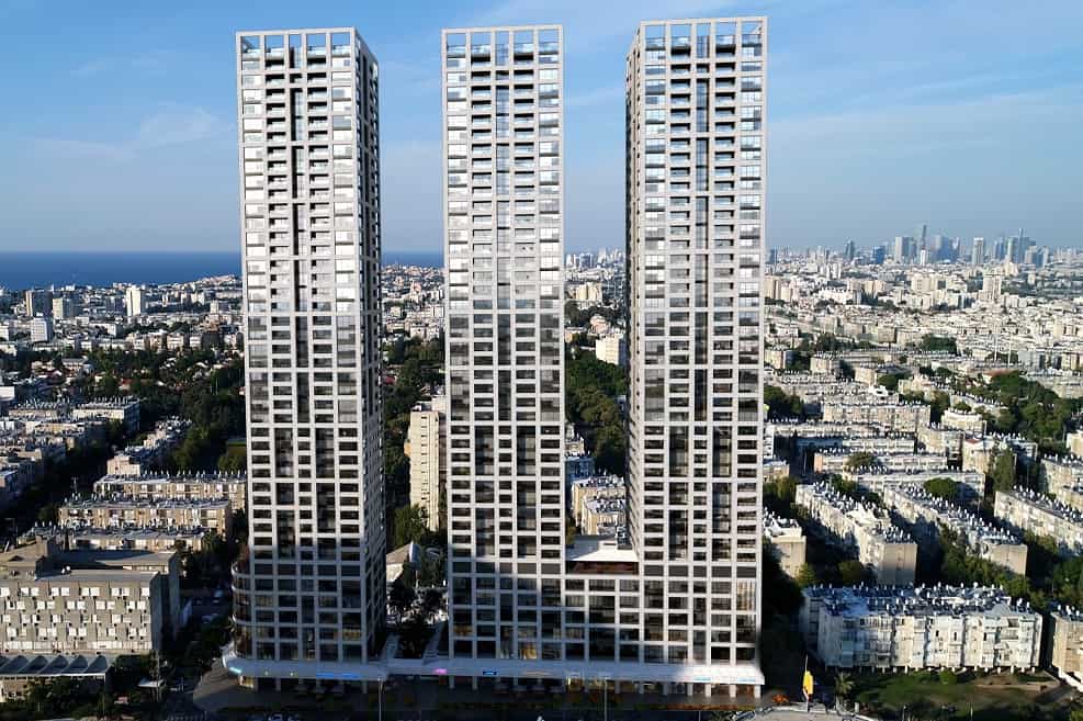 פרויקט רובע איילון של מצלאוי ונצבא ברחוב יוספטל בת ים // הדמייה וויופוינט