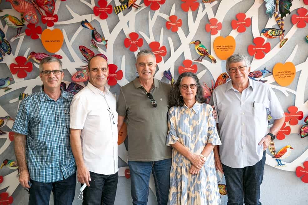 בתמונה מימין - אבי שפייזמן ג'ודי דה ביר אריה בכר, ליאור שמואלי חן שליטא \\ שנאפ הפקות