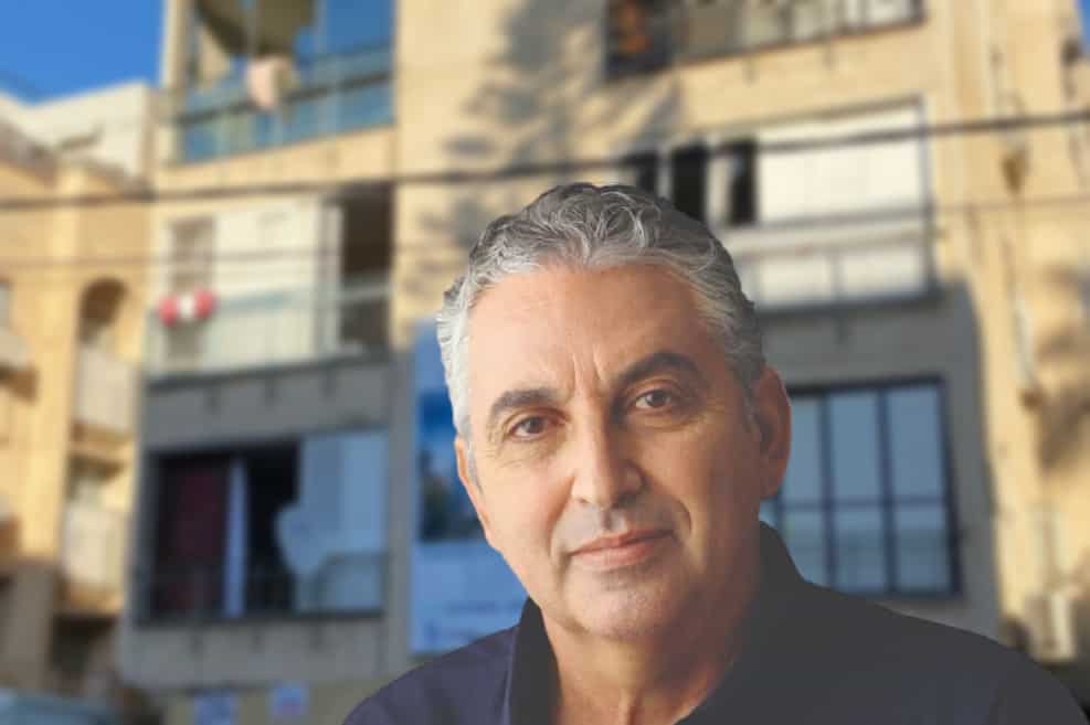 חיים ברוידא // ראובן קפוצי'נסקי | הבניין ברחוב הגליל // דוברות העירייה