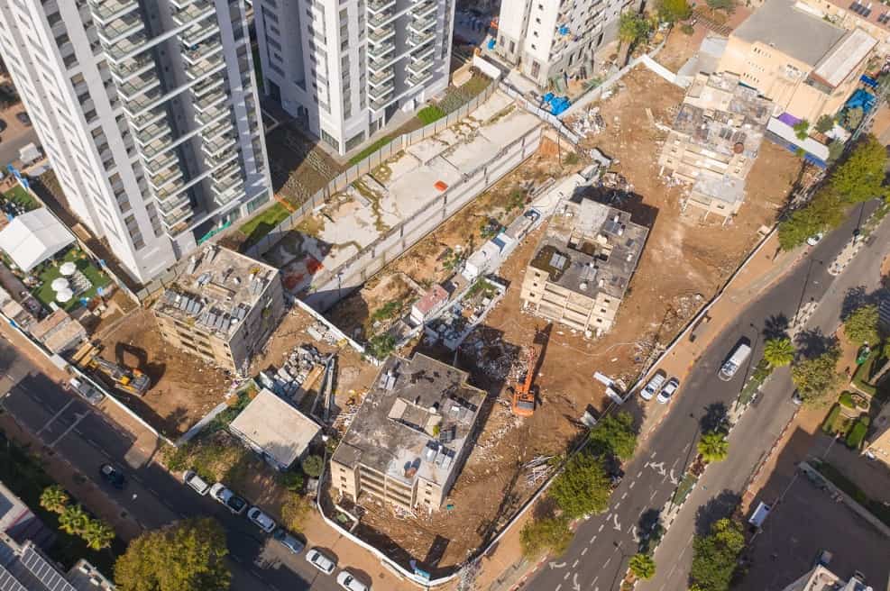 הריסת ארבעת המבנים ב''סביוני סיטי'' נתניה // צילום: גיא מדור