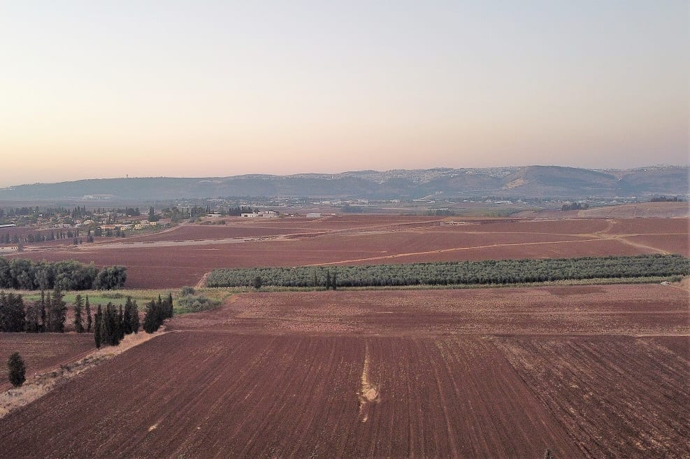 השטח עליו תקום השכונה החדשה // עיריית עפולה