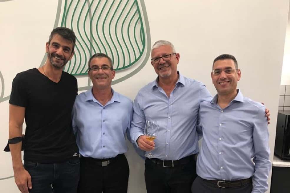 מימין איציק טוויל, איציק אמסלם, סמי בבקוב ויקי אמסלם // יחצ
