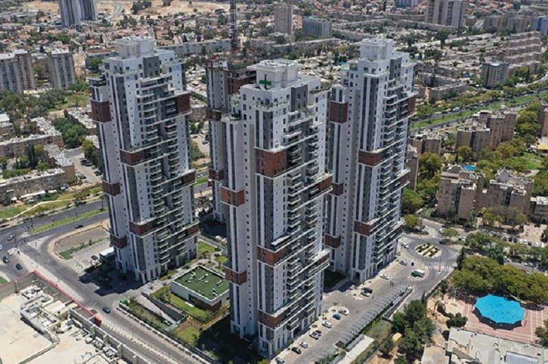 פרויקט גרנד אביסרור של חברת אביסרור בבאר שבע // צילום: sa צילומי אויר
