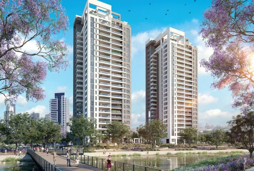 פרויקט צרפתי sea&park בשכונת פארק הים בבת ים // הדמיה: view point