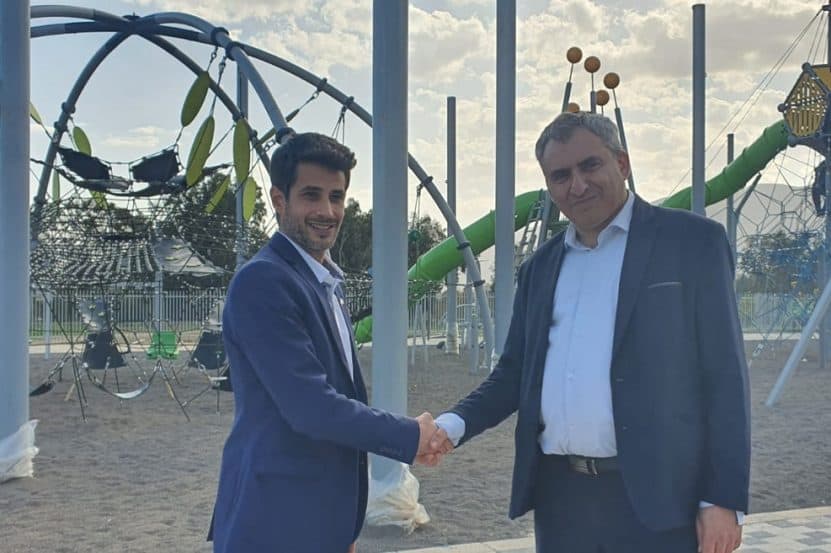 אלקין ושטרן // צילום: דוברות עיריית קריית שמונה