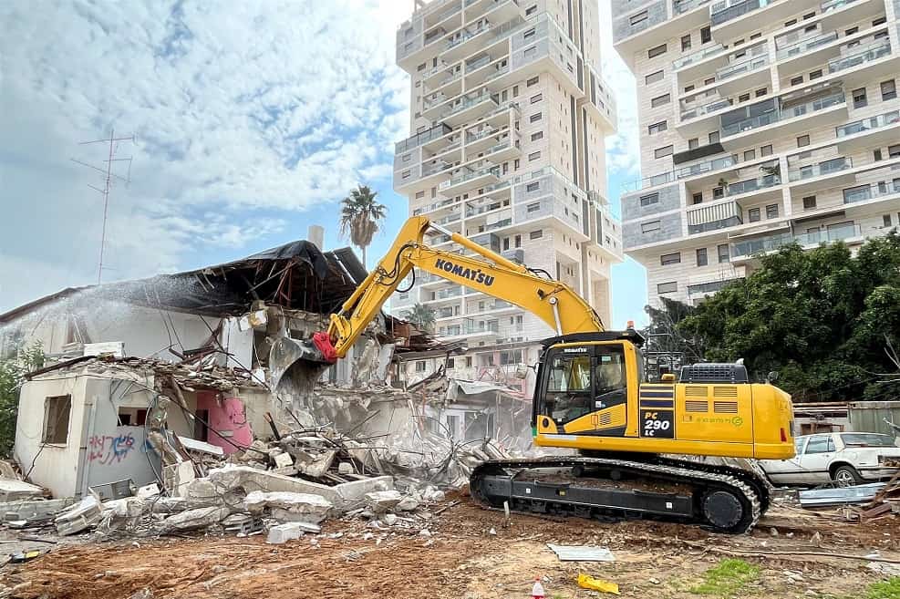 הריסה רביעית בקריית האמנים של אחים דוניץ // צילום: דוניץ