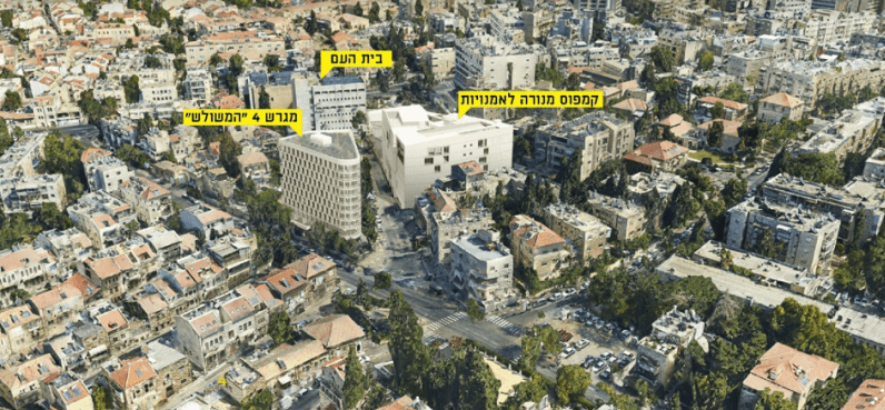 בית העם // הדמיה: ארד סימון אדריכלים ומתכנני ערים