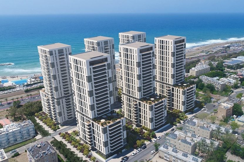 מתחם נווה דוד, חיפה. ההדמיה להמחשה בלבד, הדמיה: שורץ בסנוסוף אדריכלים
