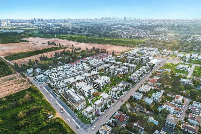 מתחם מייסדים קבוצת גבאי // הדמיה: איוולב מדיה
