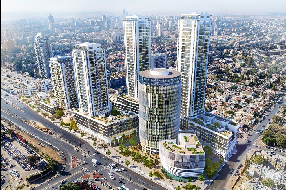 מתחם התחדשות יעקב אבינו, אפריקה ישראל מגורים, אלקטרה מגורים, קבוצת ב.ס.ר // הדמיה: משרד פלד קימלמן אדריכלים