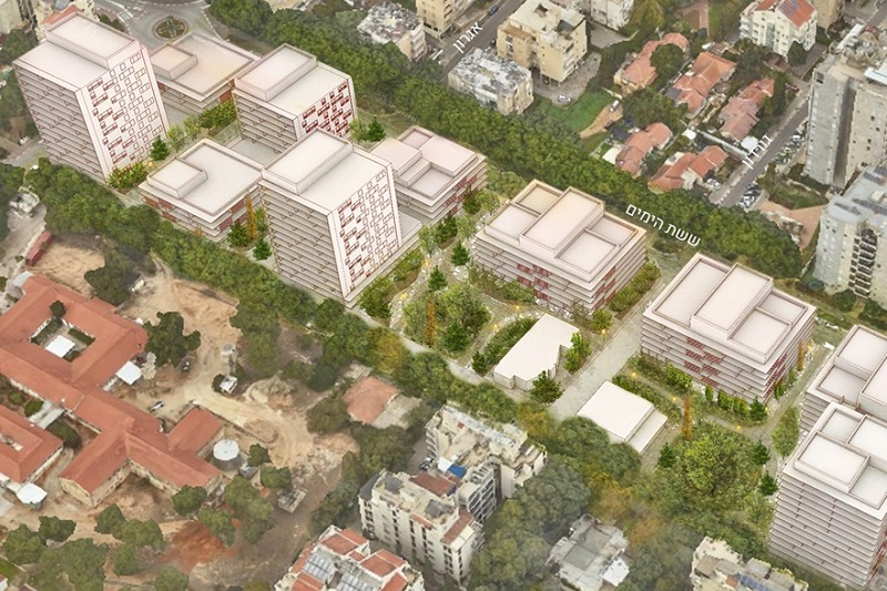 מתחם ששת הימים // הדמיה: דרמן ורבקל אדריכלים