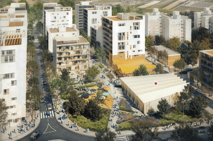 התחדשות במתחם קולנוע אורות // אדריכלות והדמיה: דרמן ורבקל אדריכלות