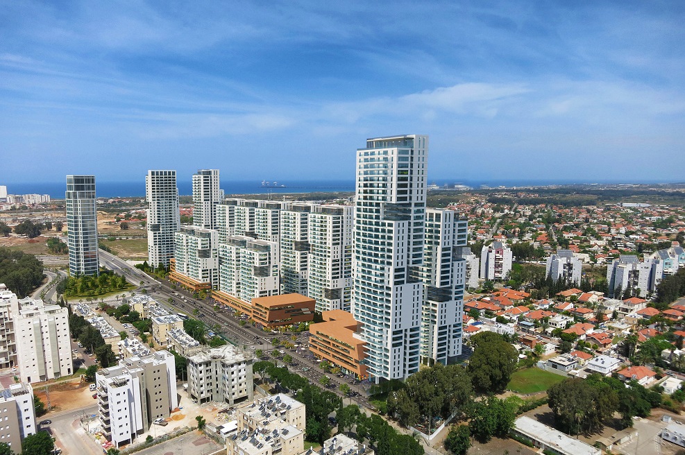 הדמיית הפרויקט "רסקו": משרדי גנות-לרמן אדריכלים ופיק אדריכלים