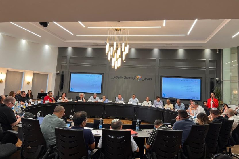 ישיבת מועצת העיר רחובות // באדיבות דוברות עיריית רחובות