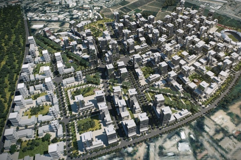 מתחם 7 צריפין // הדמיה: קולקר קולקר אפשטיין אדריכלים