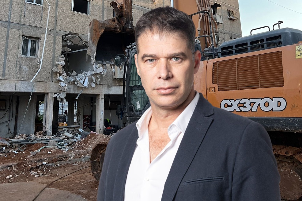 הריסת המבנה באדיבות החברה | רן מלאך צילום: רז רוגובסקי