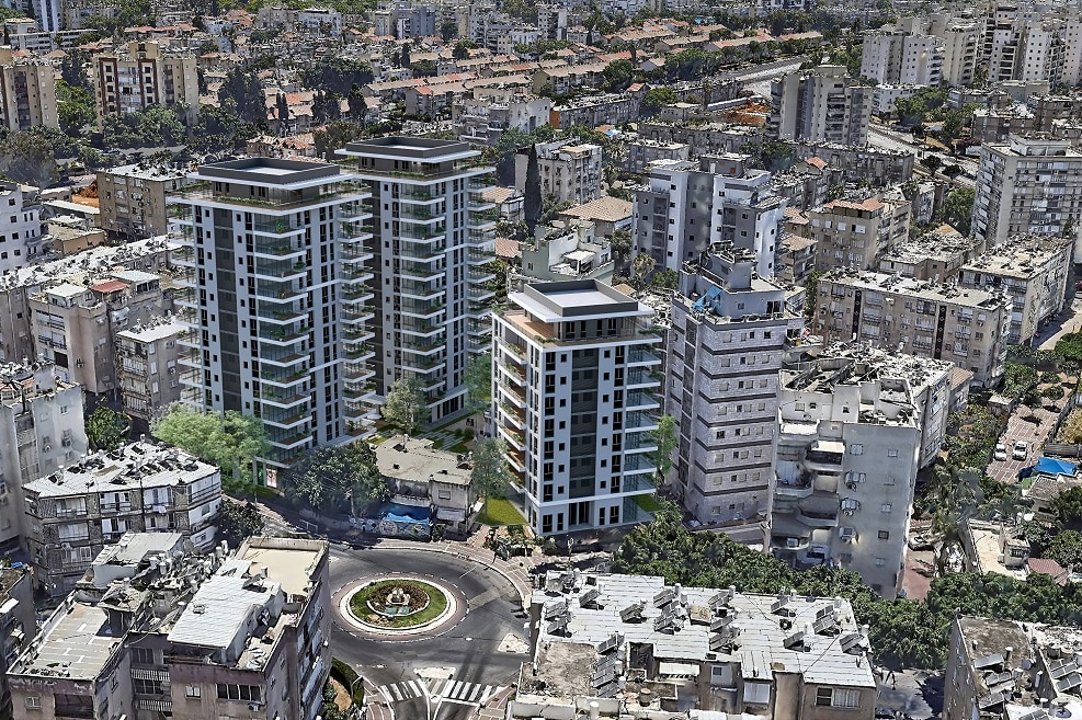 הדמיית הפרויקט בפ"ת // באדיבות אורון נדלן