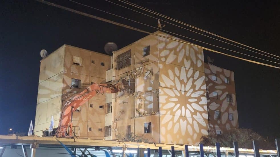 אירוע הריסה ראשון בטירת כרמל // יחצ