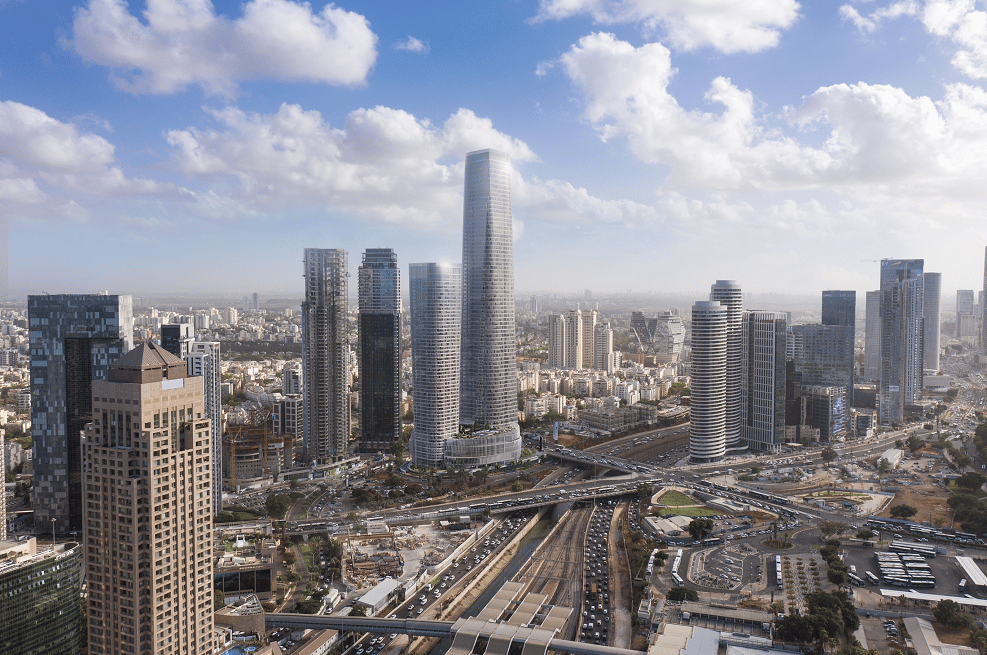 הדמיה מגדל ביונד // ברעלי לויצקי כסיף אדריכלים