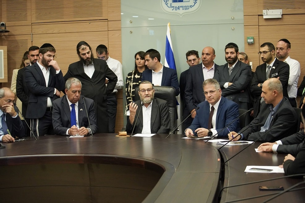 גפני בדיון // צילום: דני שם טוב, דוברות הכנסת