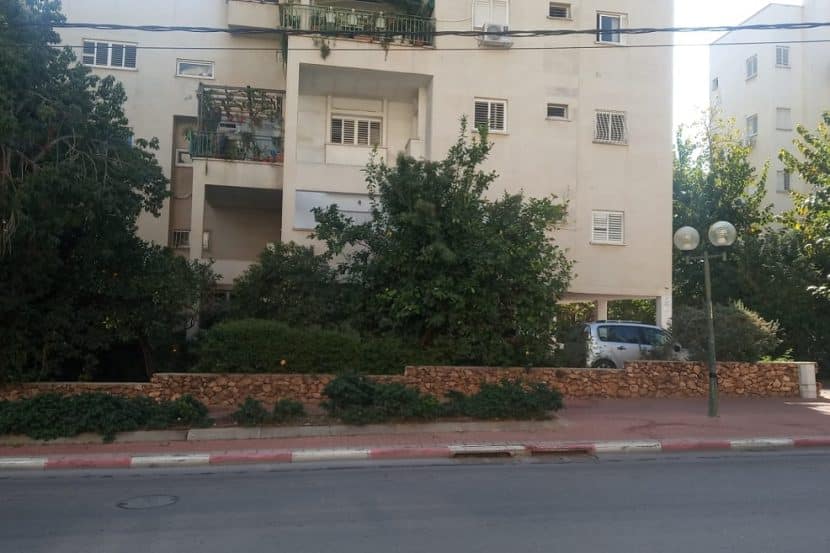 הבניין בחלקה שלא נכללה בתוכנית // צילום: זיו גולדפישר