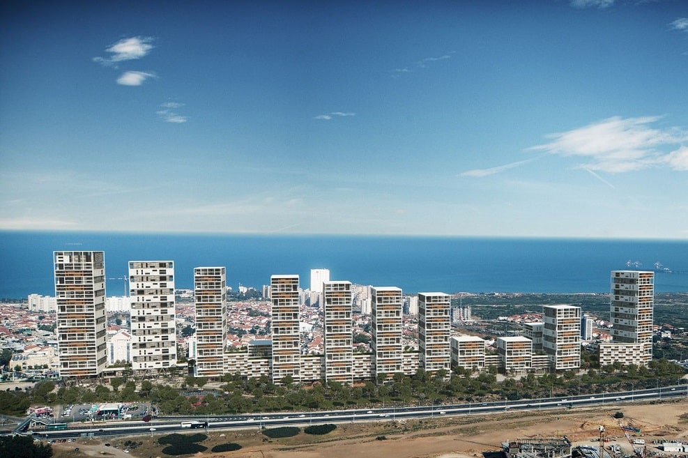 גבעת אולגה חדרה // הדמיה: משרד ערן מבל ארכיטקטורה ובינוי ערים