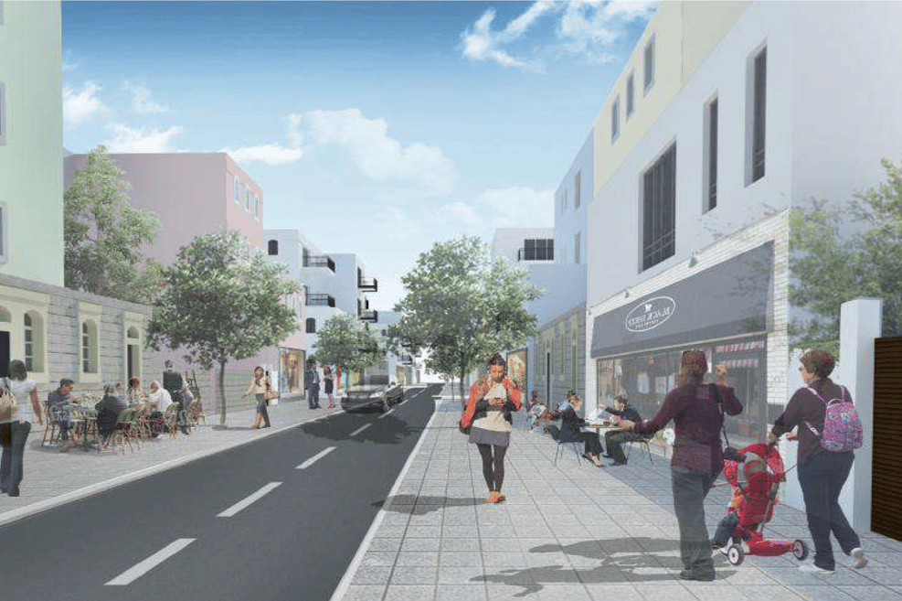 העיר ההיסטורית באר שבע \\ הדמיה: משרד האדריכלים דני לזר