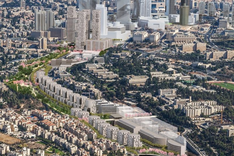 קירוי בגין ירושלים // הדמיה: קולקר קולקר אפשטיין אדריכלים