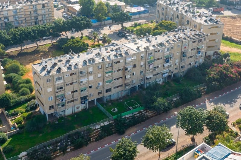 פרויקט פינוי בינוי של מטרופוליס בשלונסקי נתניה // צילום: ניר הופמן