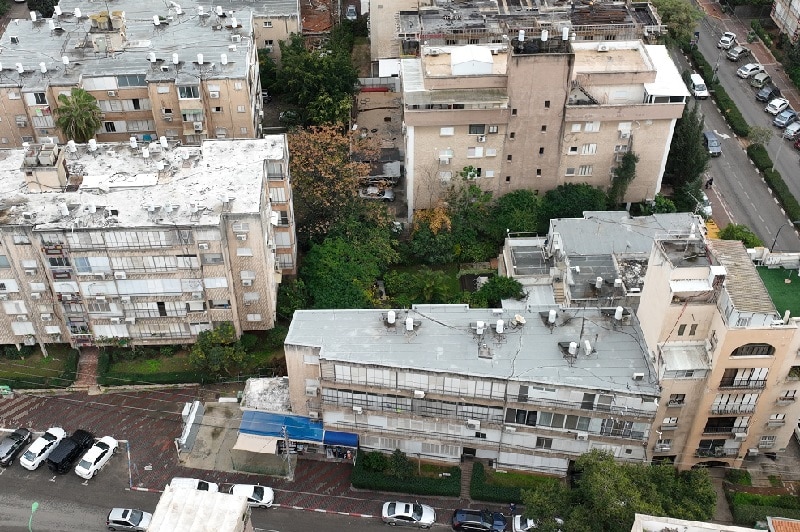 פרויקט פינוי בינוי של מטרופוליס בשכונת מרכז העיר בפתח תקווה // צילום: ניר הופמן
