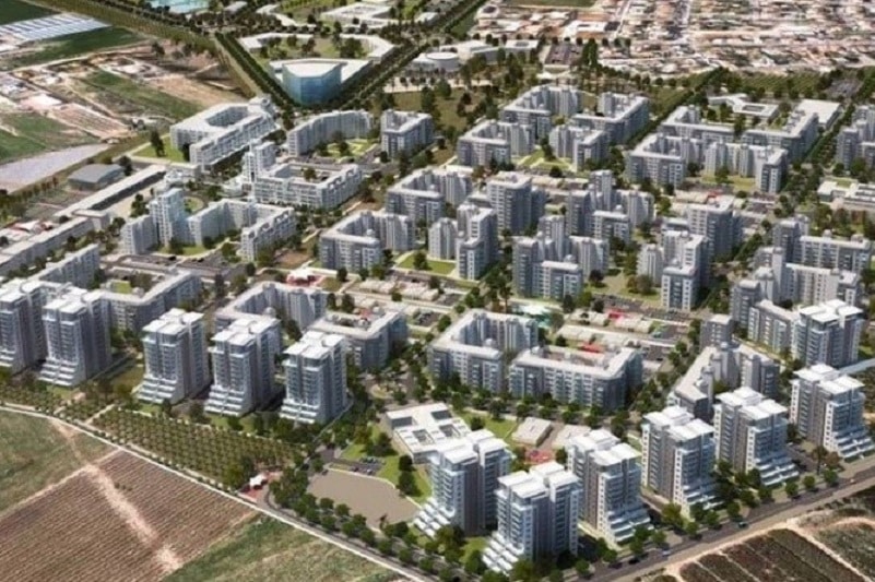 קריית עקרון צפון מזרח // הדמיה: ארמון אדריכלים