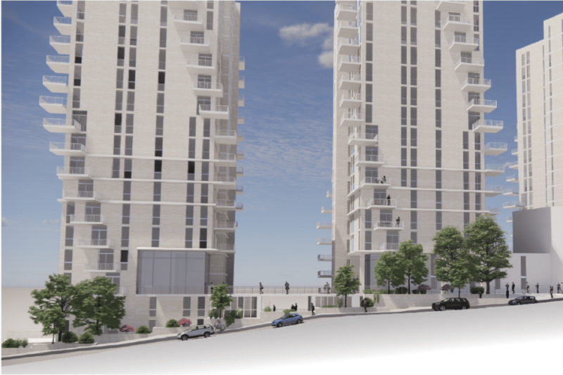 קריית יובל ירושלים // הדמיה: גיא איגדרא אדריכלים