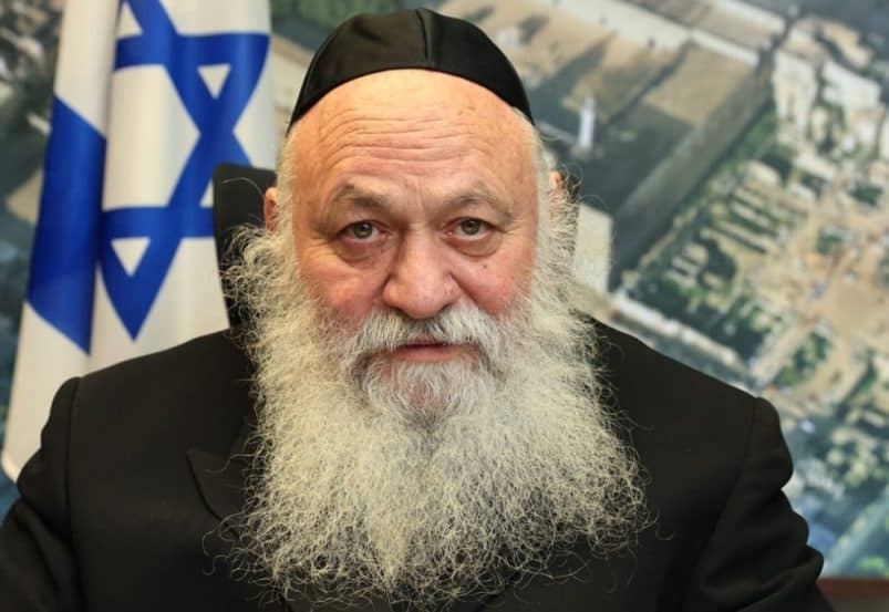 הרב יצחק גולדקנופף, שר השיכון והבינוי // צילום: אלעד זגמן, ענבה, לע"מ