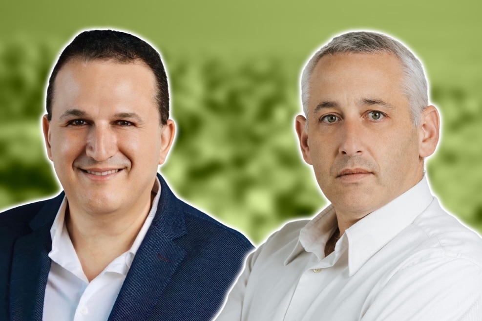 מימין: יוסף הלוי ומשה זליקוב // צילום: יניב שמידט
