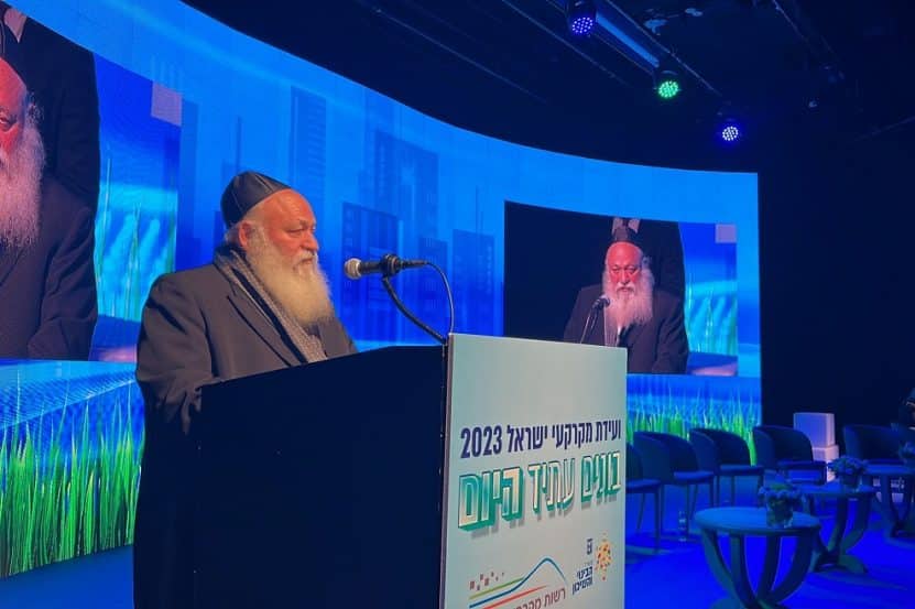 הרב יצחק גולדקנופף, שר השיכון והבינוי // צילום: דוברות בינוי ושיכון