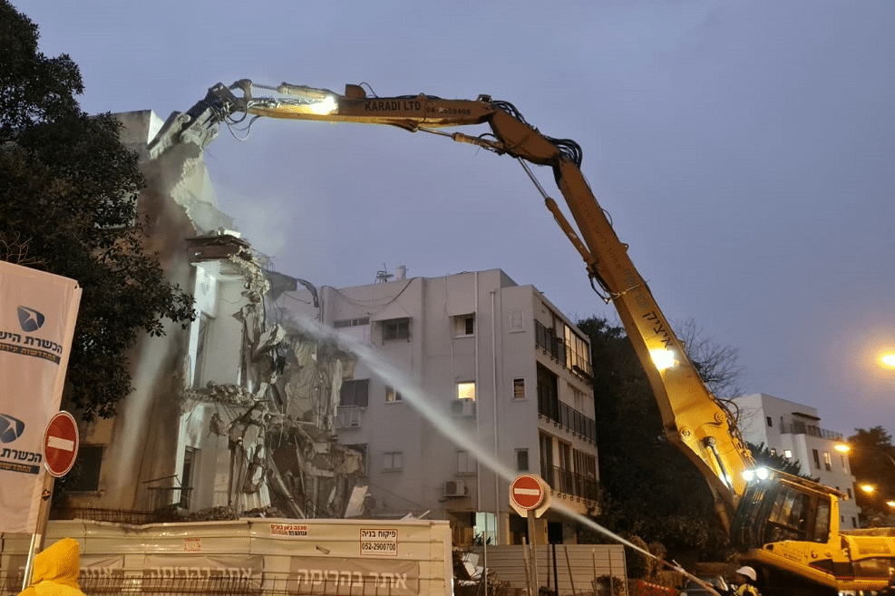 הריסה פרויקט דה האז הכשרת הישוב התחדשות עירונית // צילום באדיבות החברה