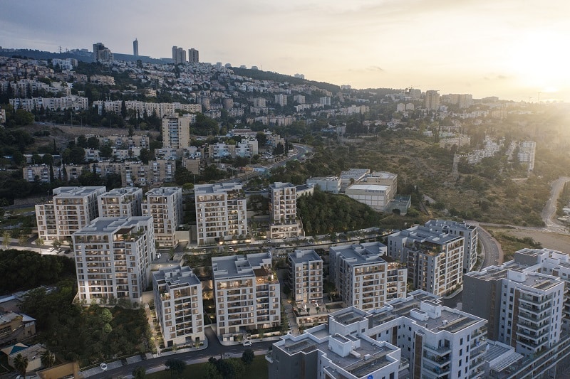 פרויקט "עמק הכרמל Reserve” של חברת אלמוגים // הדמיה: 3Division