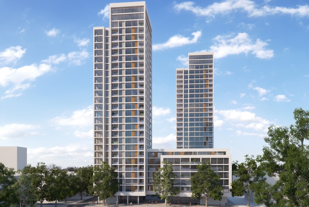 פרויקט התחדשות עירונית של מטרופוליס בעיר לוד // הדמיה: אסף פרץ