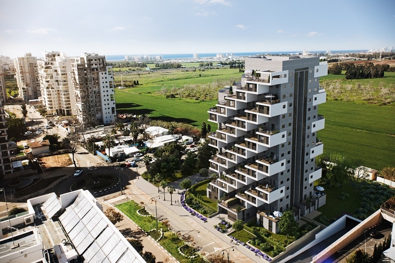 פרויקט לוינשטין בנווה גן של קבוצת לוינשטין // הדמיה: 3D דיוויזן