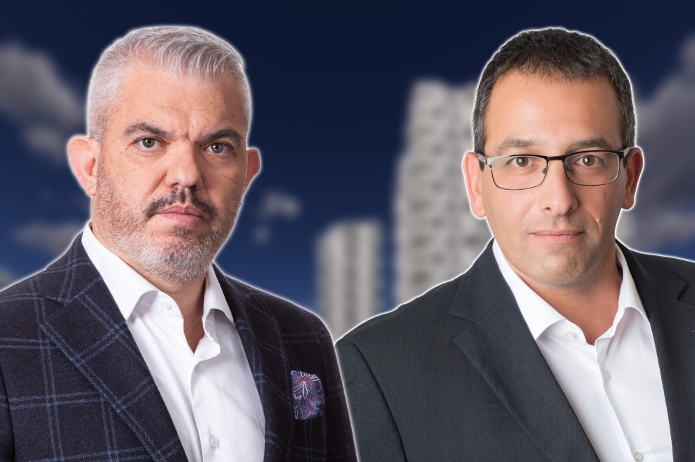 משמאל: אלכס מריאש // צילום: רז רוגובסקי | רונן עקביה // צילום: נמרוד כהן | מתחם בת גלים // הדמיה: גל אור פישביין אדריכלים