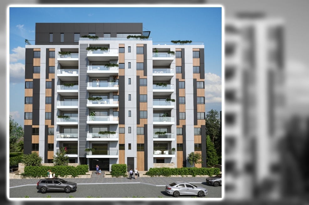 פרויקט אימבר 20 בכפר סבא של חברת ינוב // הדמיה: א. סטודיו