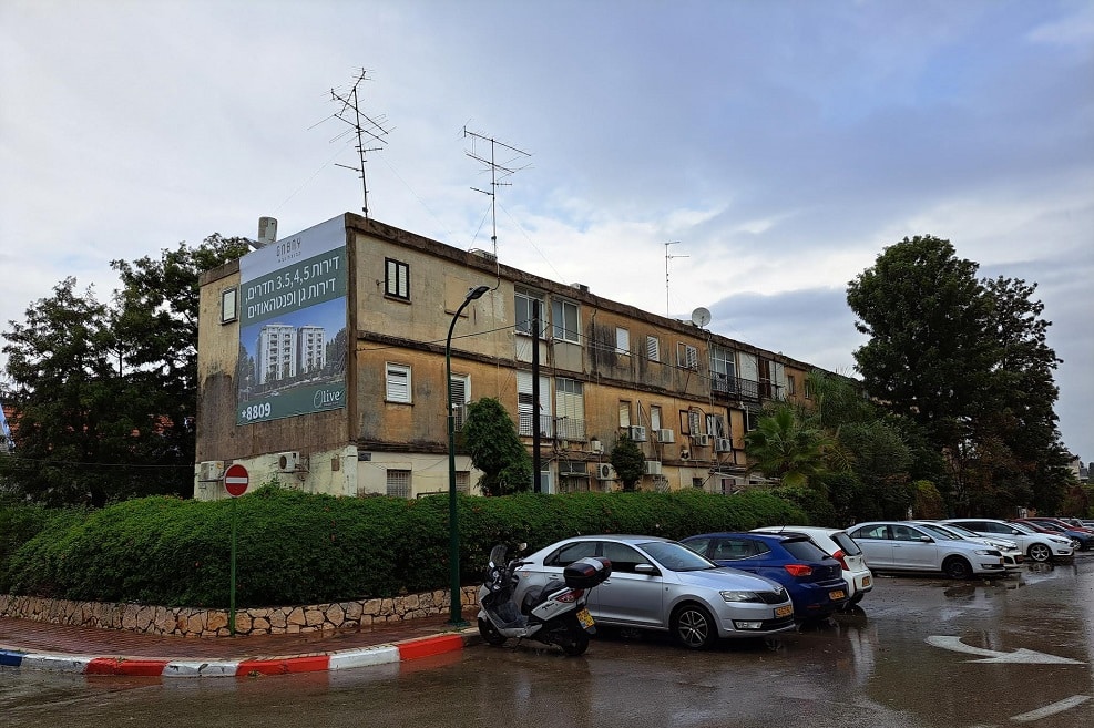 פינוי בינוי בקריית אונו של קבוצת גבאי // צילום: גלעד אהרוני