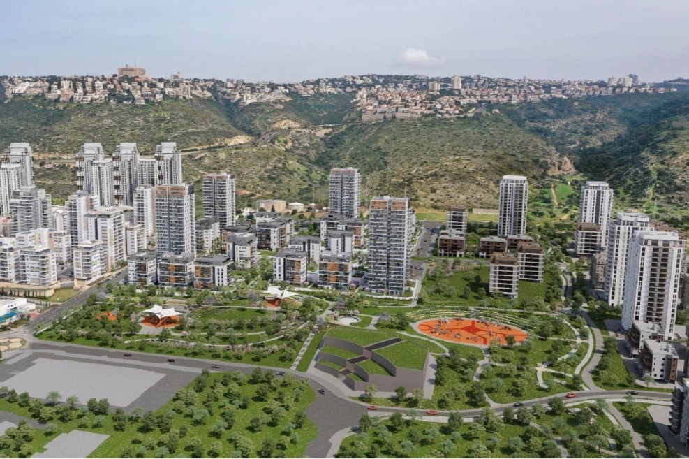 המבואות הדרומיים בחיפה // הדמיה: שוורץ-בסנוסוף אדריכלים