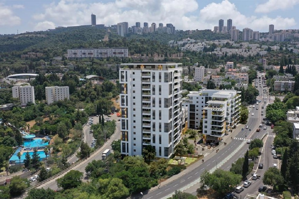 מתחם פינוי בינוי פינסקר בחיפה // הדמיה: אדריכל תמיר לזר וסטודיו ימית הדמיות