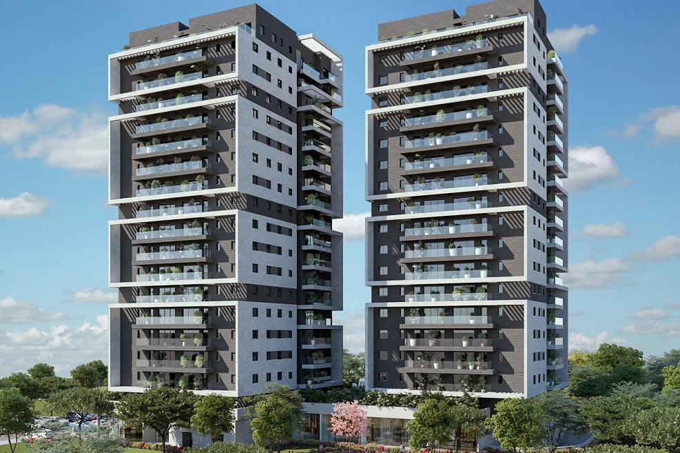 פינוי בינוי בשכונת נווה דוד בחיפה // תכנון: שורץ בסנוסוף אדריכלים, הדמיה: ava studio